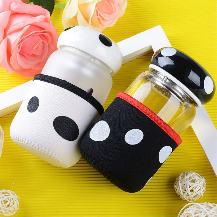 蘑菇杯子玻璃杯便携韩国可爱随手杯创意韩版迷你水杯女学生茶杯